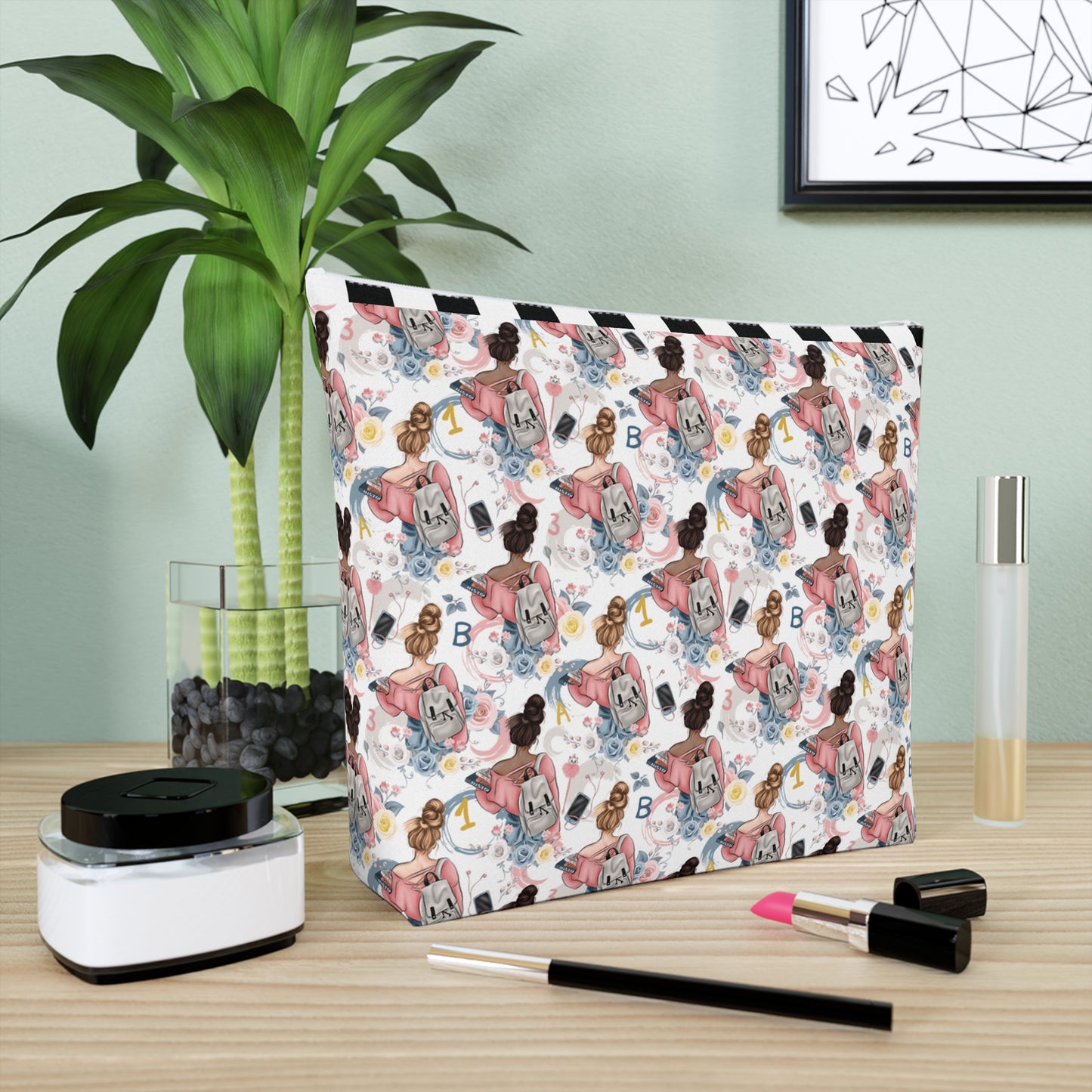 Study Chic Cotton Cosmetic Bag