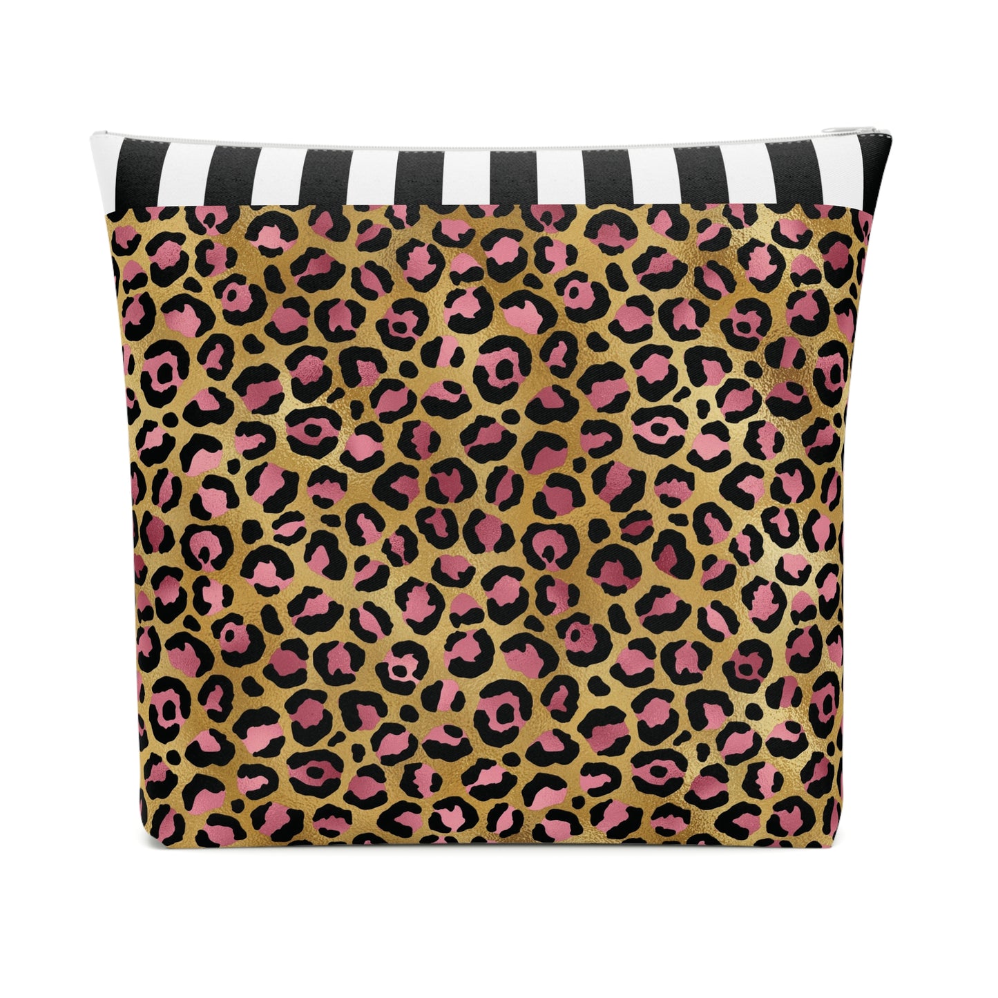 Leopard Luxe Cotton Cosmetic Bag