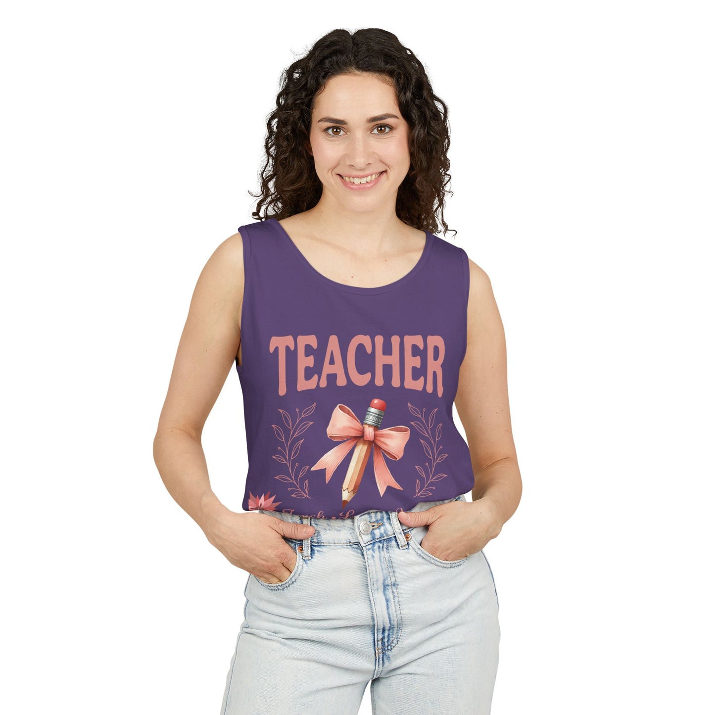 Teacher Unisex Garment-Dyed Tank Top