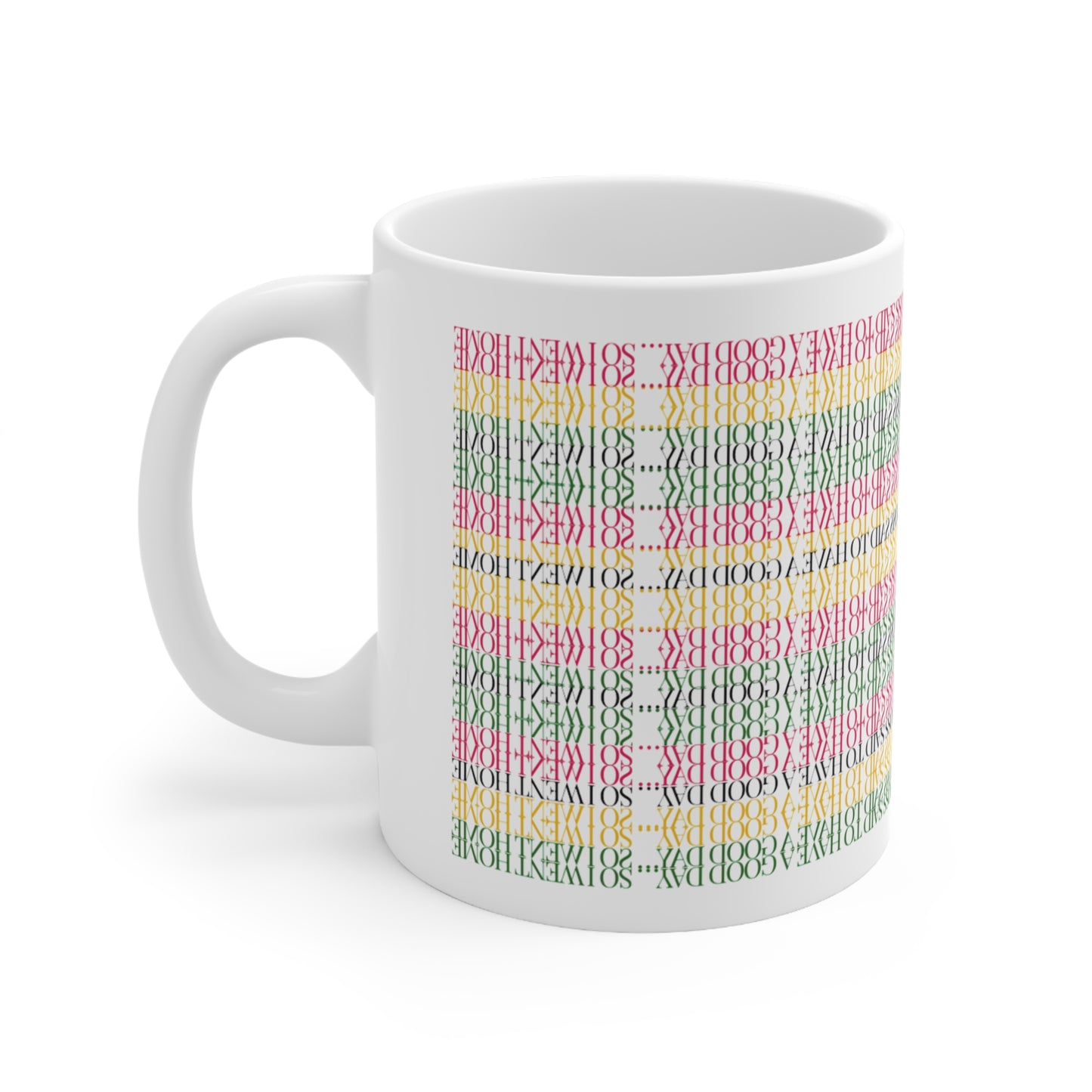 Funny Hidden Message Mug - “My Boss said to have a good day… so I went home.”- Viral Optical Illusion Mug - Secret Sarcastic Work Message - Dishwasher Safe, Unique Gifts for Coffee Lovers, Home & Office Decor, Holiday Present.