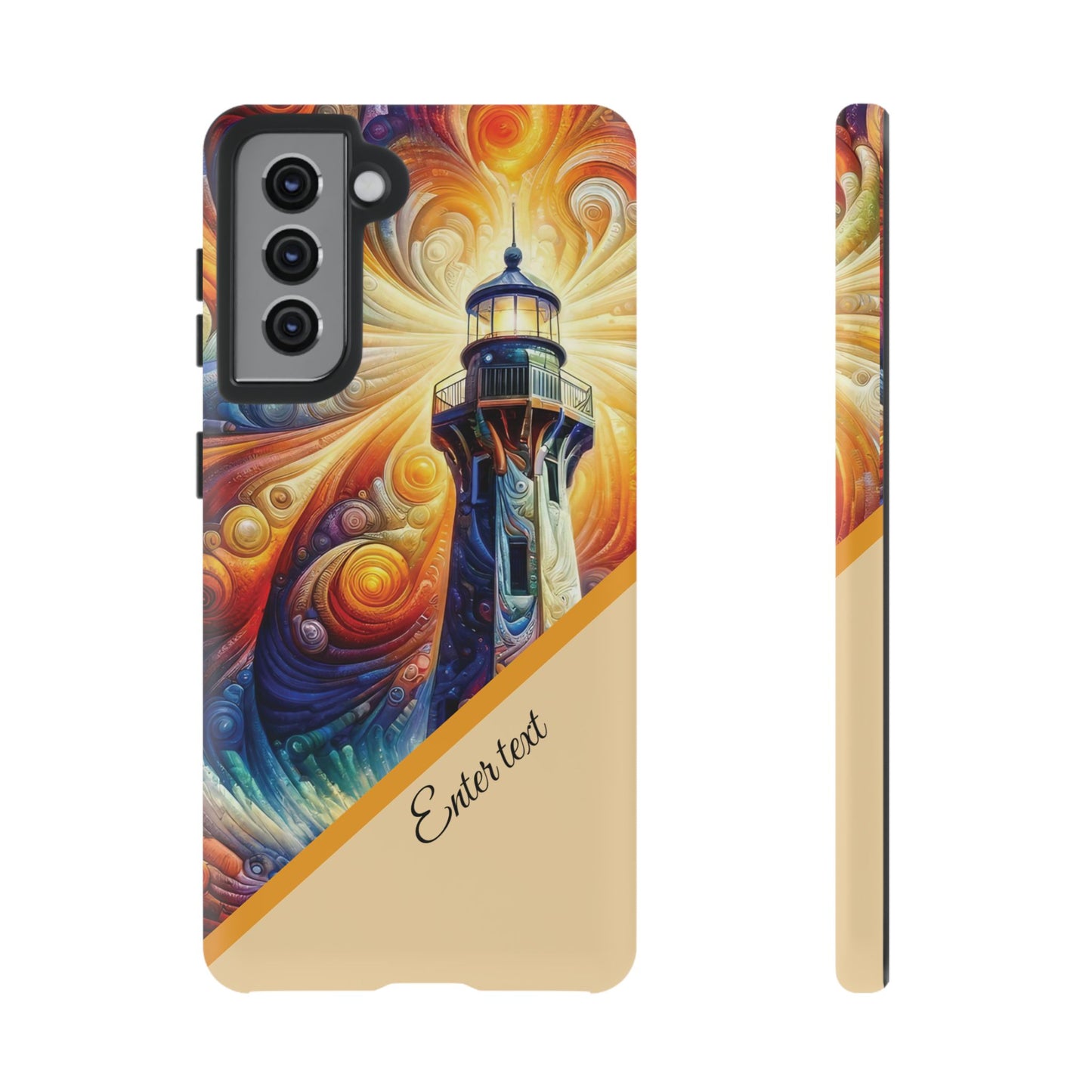 Personalized Cosmic Beacon Tough Samsung and Google Phone Cases