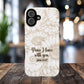 Peace I Leave with You John 14:27,Tough iPhone Magnetic MagSafe® Case Scripture, Sunflower Bible Verse,  iPhone® 13,  14, iPhone 15, iPhone 16, 17, Pro, Pro Max, Plus Cases.