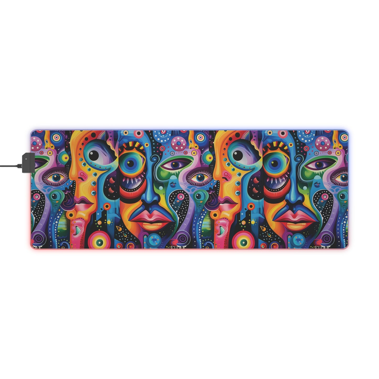 Psychedelic Visions LED Gaming Mouse Pad