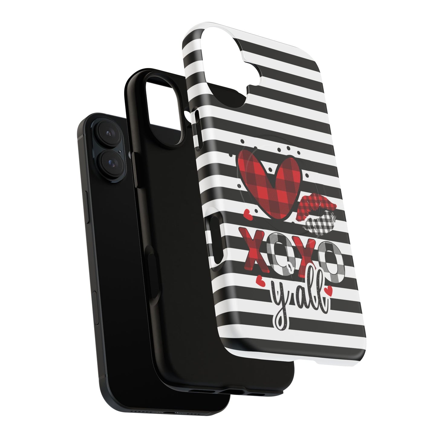 Stylish Tough Magnetic Phone Cases, Trendy Gifts for Her, Holiday Accessories, Floral Design, Cute Phone Protection