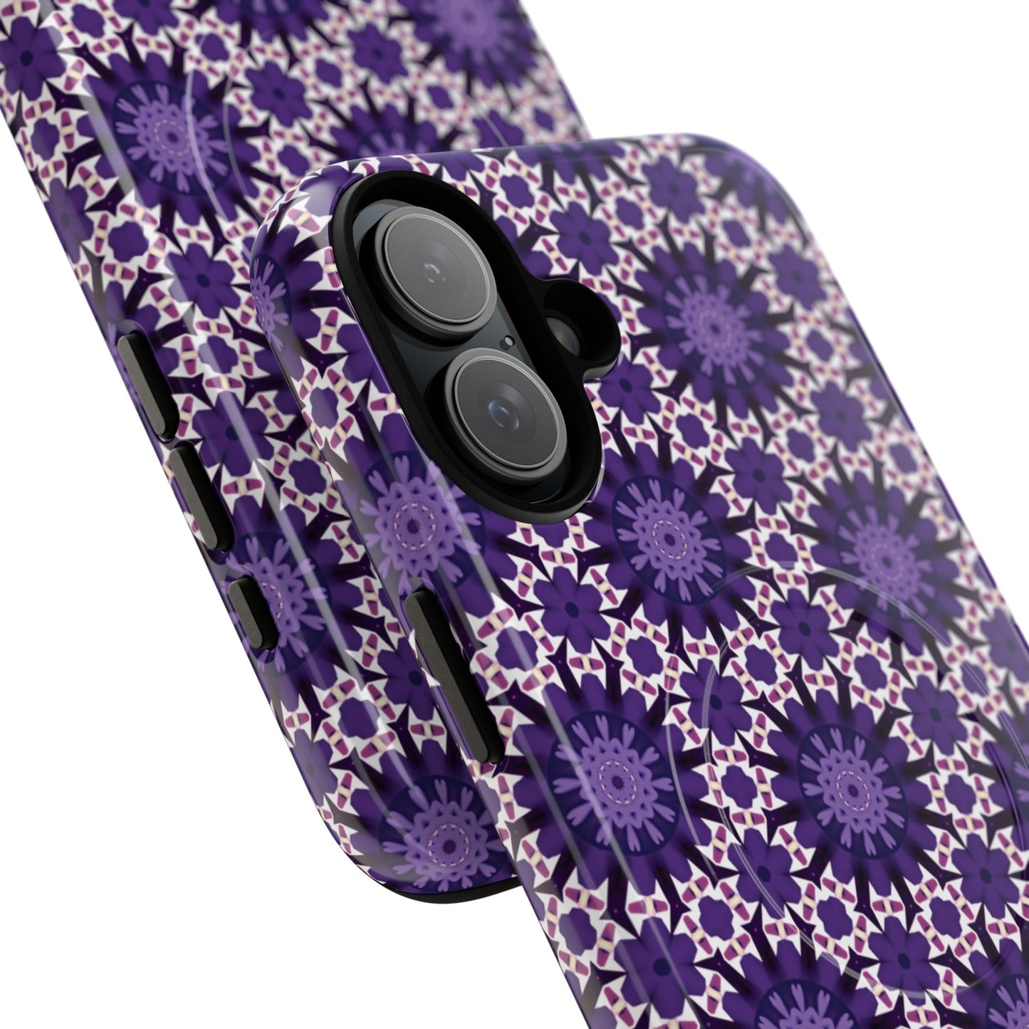 Twilight Petal Mirage Magnetic iPhone Cases, Unique Floral Designs, Tough Protection, Gift for Her, iPhone Accessories, Custom Cases