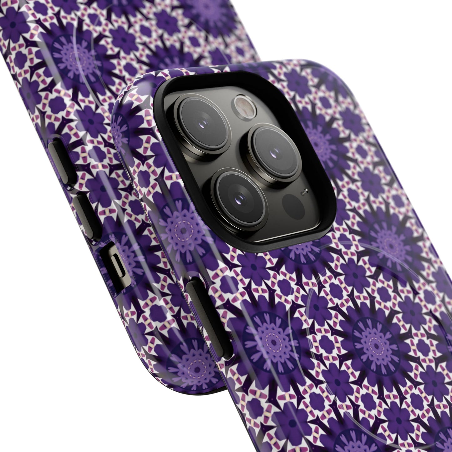 Twilight Petal Mirage Magnetic iPhone Cases, Unique Floral Designs, Tough Protection, Gift for Her, iPhone Accessories, Custom Cases