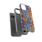 Psychedelic Visions Colorful Art iPhone Case - Tough Cases with Vibrant Abstract Design