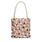 Heart Patterned Tote Bag - Cute & Stylish Carryall for Every Occasion