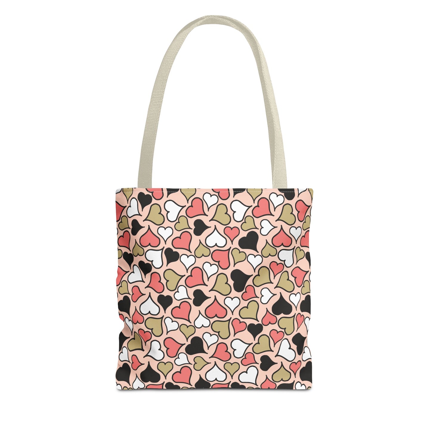 Heart Patterned Tote Bag - Cute & Stylish Carryall for Every Occasion