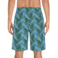 Blue Tropical Bliss Men's Board Shorts (AOP)- (PY)