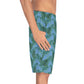 Blue Tropical Bliss Men's Board Shorts (AOP)- (PY)