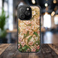 Floral Vintage Art Stained Glass Effect Nouveau Clear Magnetic Impact Case