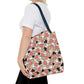 Heart Patterned Tote Bag - Cute & Stylish Carryall for Every Occasion