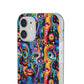 Psychedelic Visions Flexi iPhone and Samsung Case - Colorful Abstract Design.