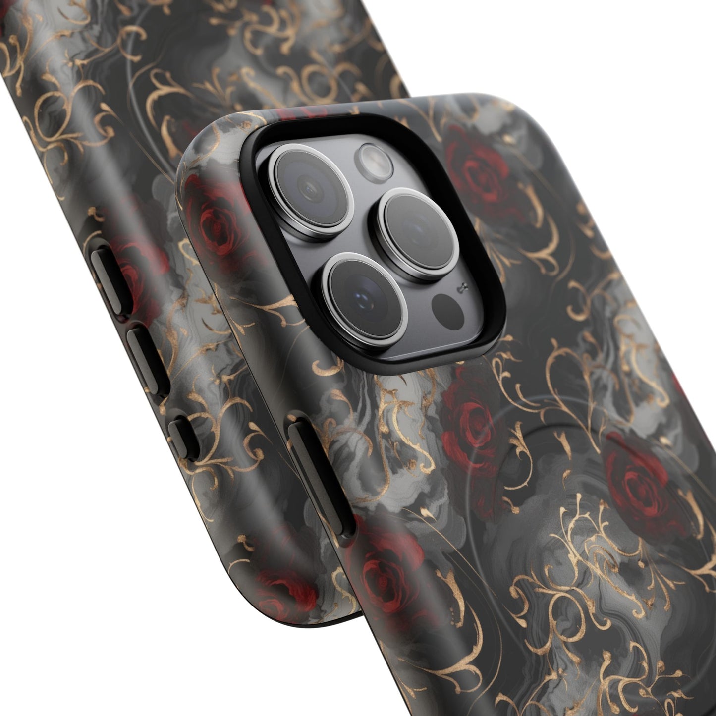 Elegant Floral Tough iPhone Magnetic Cases, iPhone Protection, Unique iPhone Covers, Stylish Mobile Accessories, Gift for Her