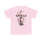 Faith and Floral Cross Unisex Heavy Cotton Tee