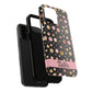 Personalized Gold & Pink Confetti Tough Phone Case — Glitter Dot Protective Phone Cover