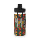 Tribal Harmony Stainless Steel Water Bottle, Sports Lid