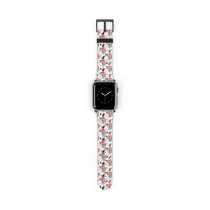 Study Chic Floral Watch Band | Stylish Accessory for Everyday Wear & Gifts.