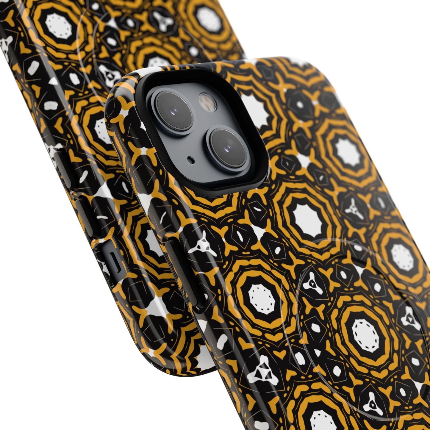 Stylish Tough Magnetic Phone Case, Unique Pattern Phone Cover, Durable Magnetic Case, Trendy Tech Accessories, Gift for Phone Lovers