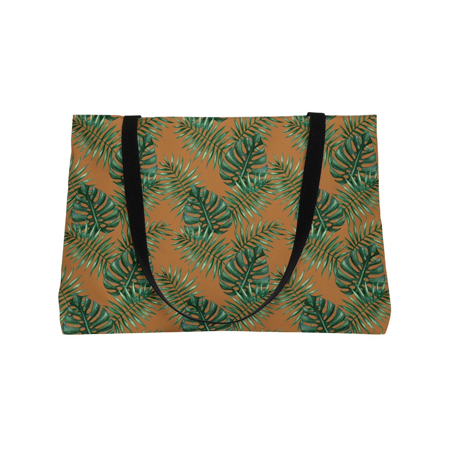 Tropical Bliss Brown Weekender Tote Bag