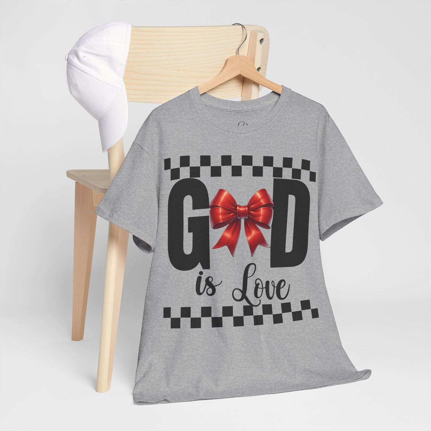 GOD is LOVE Charm Unisex Heavy Gildan Cotton Tee.