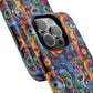 Psychedelic Visions Tough iPhone Magnetic Case - Unique Art iPhone Cover