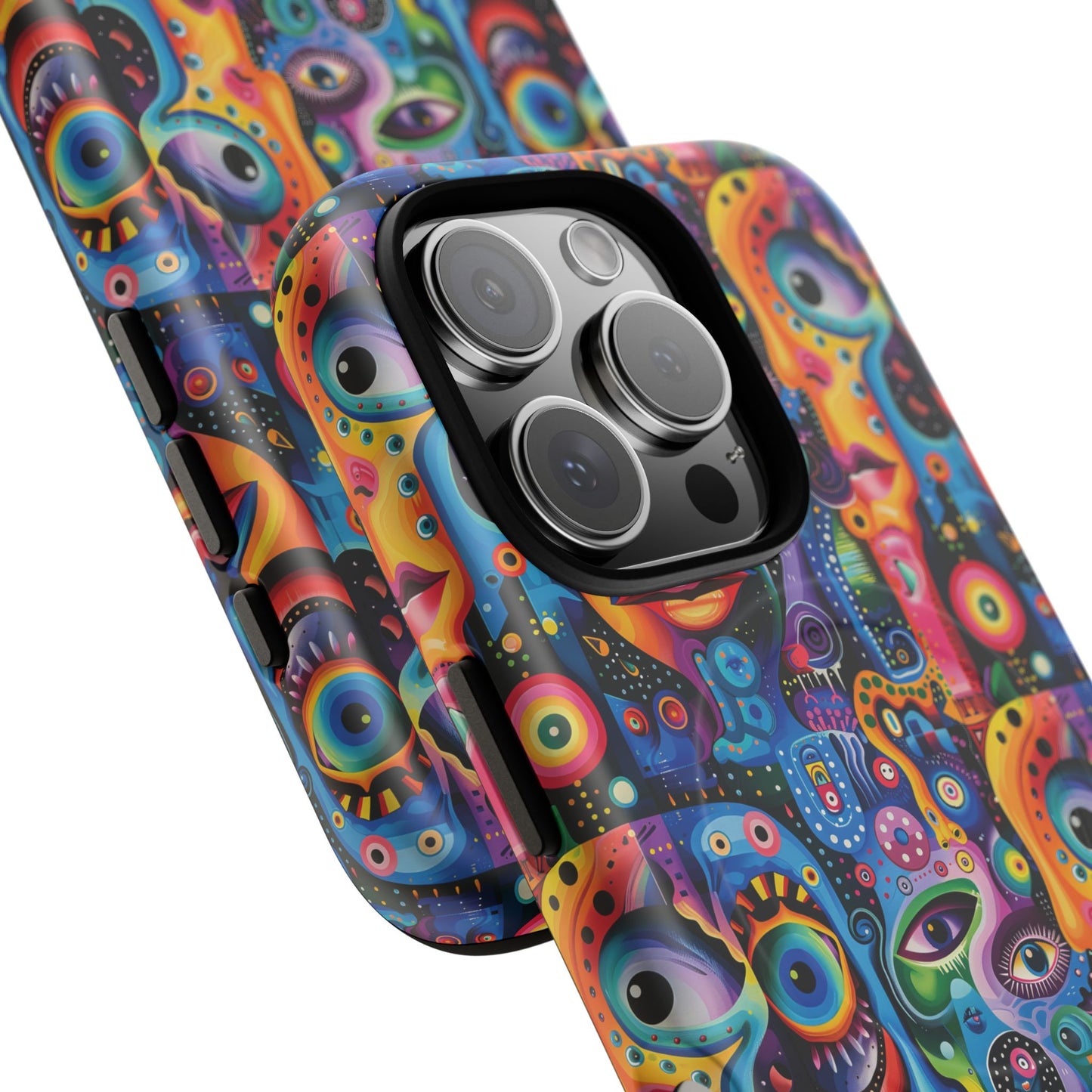 Psychedelic Visions Tough iPhone Magnetic Case - Unique Art iPhone Cover