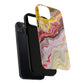 Colorful Red Marble iPhone Case, Tough Magnetic Cases, Stylish iPhone Protection, Unique Gift for iPhone Lovers, iPhone Accessories