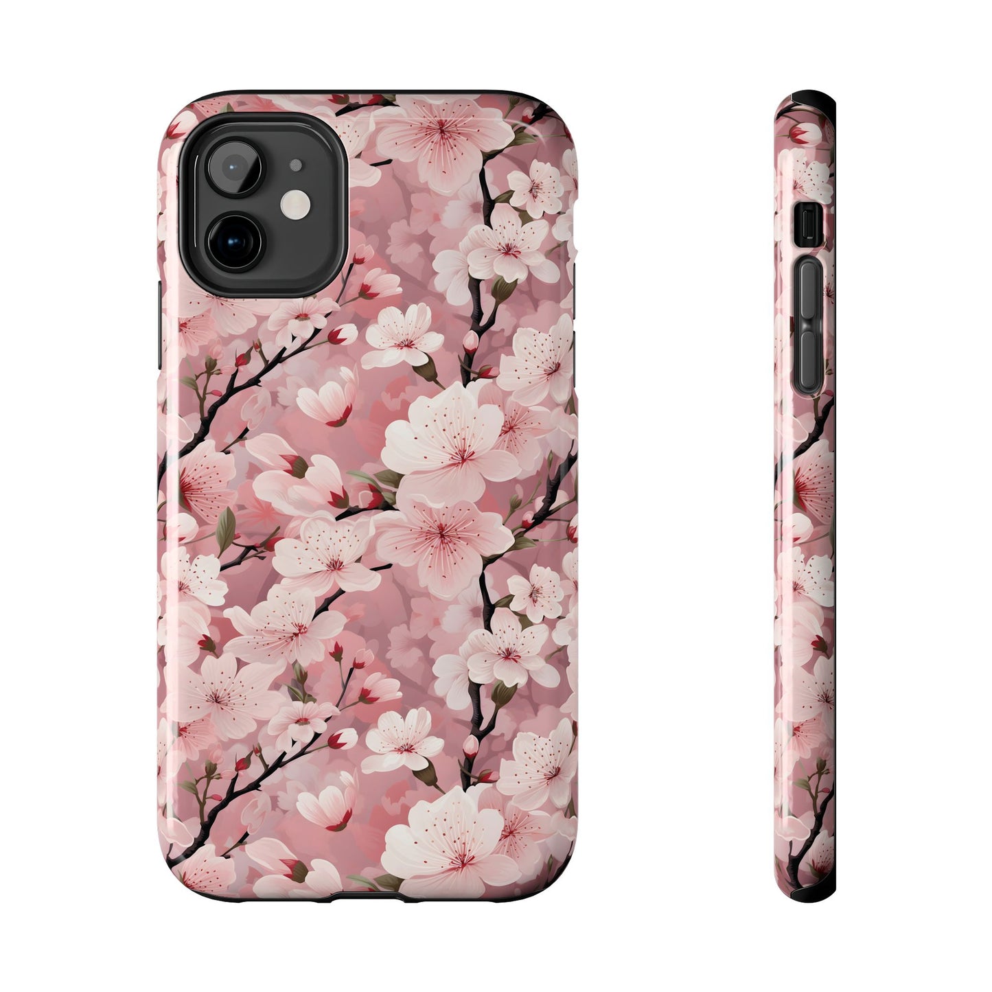 Cherry Blossom iPhone and Samsung Tough Phone Cases