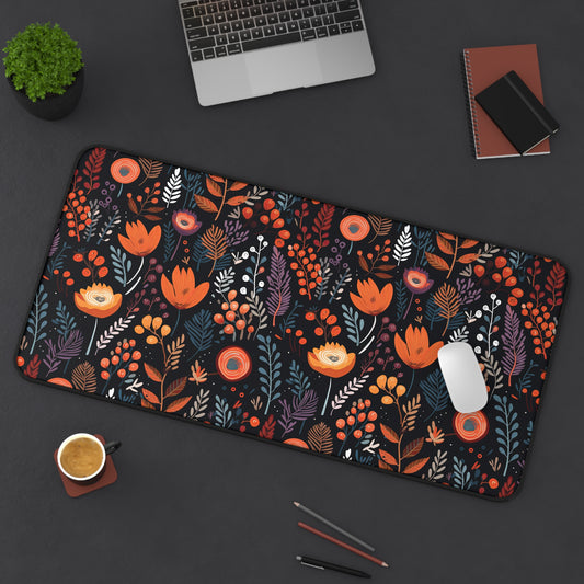 Autumn Bloom Desk Mat