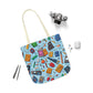 Blue Academic Adventures Canvas Tote Bag