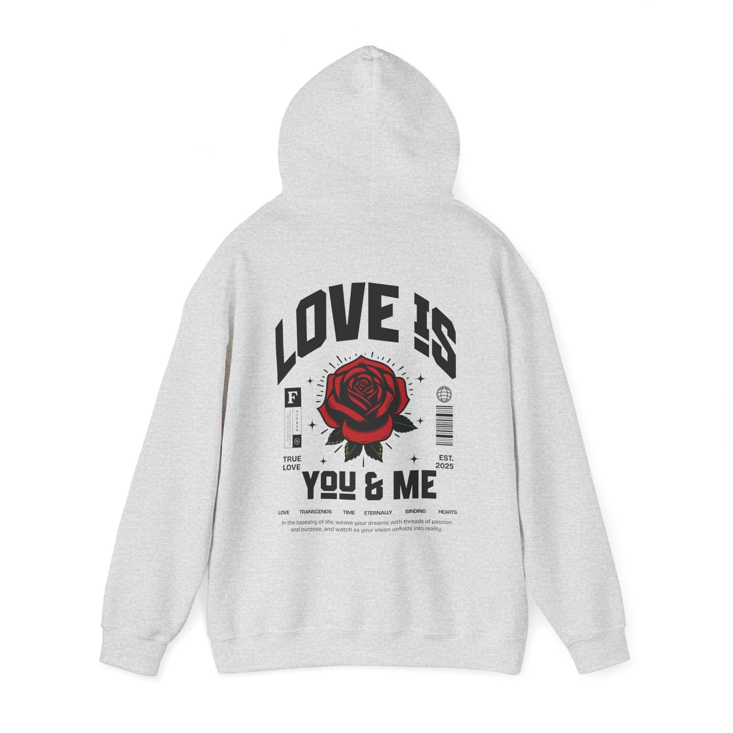 You and Me Unisex Gildan Hoodie Sweatshirt