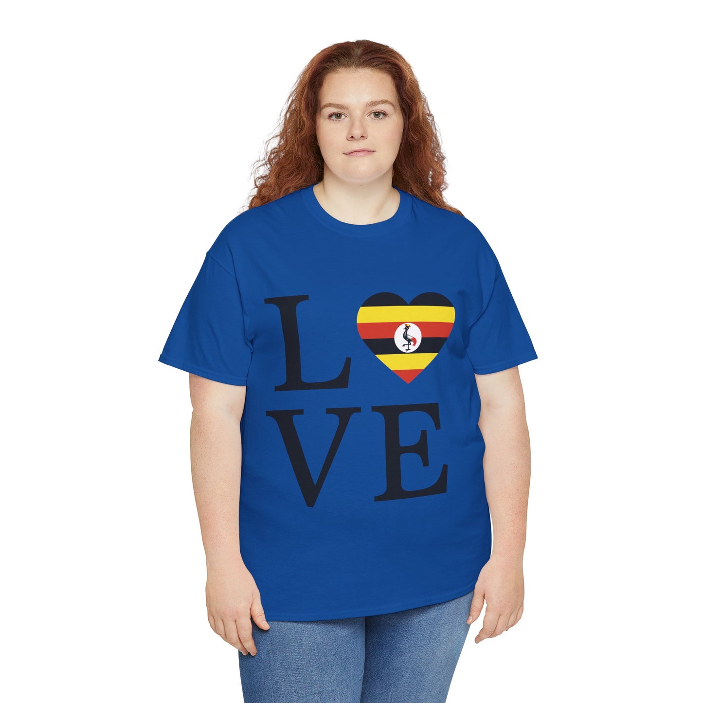 LOVE UGANDA Unisex Heavy Cotton Tee