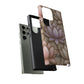 Personalized Lotus Floral Stained Glass Effect Tough Phone Case