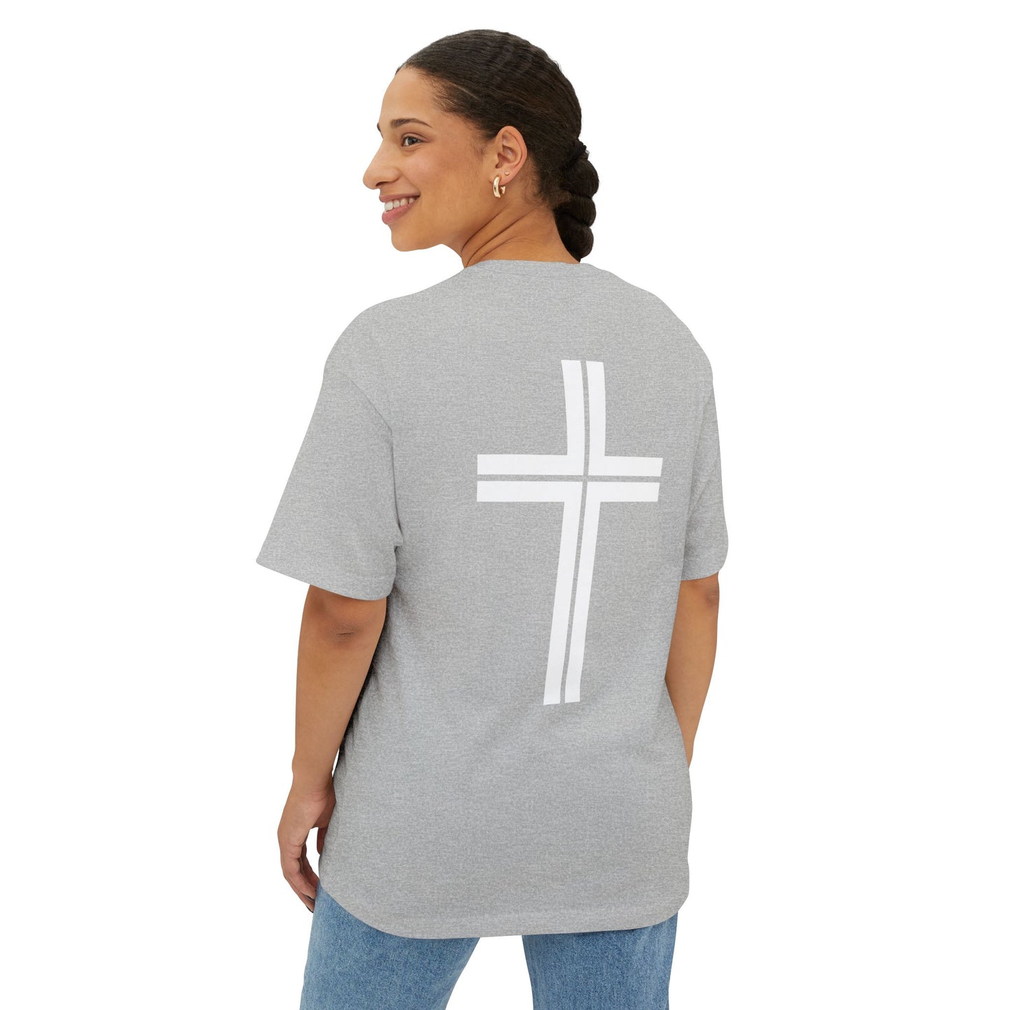 JESUS Charm Unisex Oversized Bella Canvas Boxy Tee