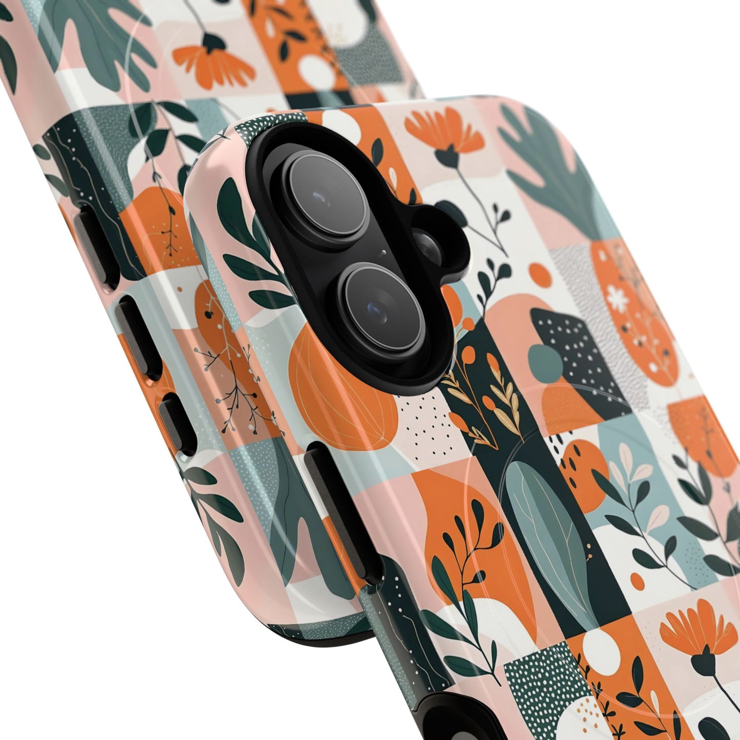 Botanical Bliss Tough Magnetic Phone Case, Durable Phone Cover, Gift for Her, Stylish Tech Accessory, Fall Vibes, Trendy Mobile Case