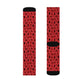 Winter Wonderland Red Sublimation Socks - High-Quality Comfort with Stylish Sublimated Print