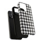 Black and White Gingham Phone Case, Tough Magnetic Cases, Stylish Phone Cover, Gift for Her, Trendy Phone Accessory, Checkered Print