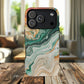 Stylish Tough Acrylic Magnetic iPhone Cases for Everyday Protection, Marble Design, Unique Gifts for Tech Lovers, Holiday Essentials