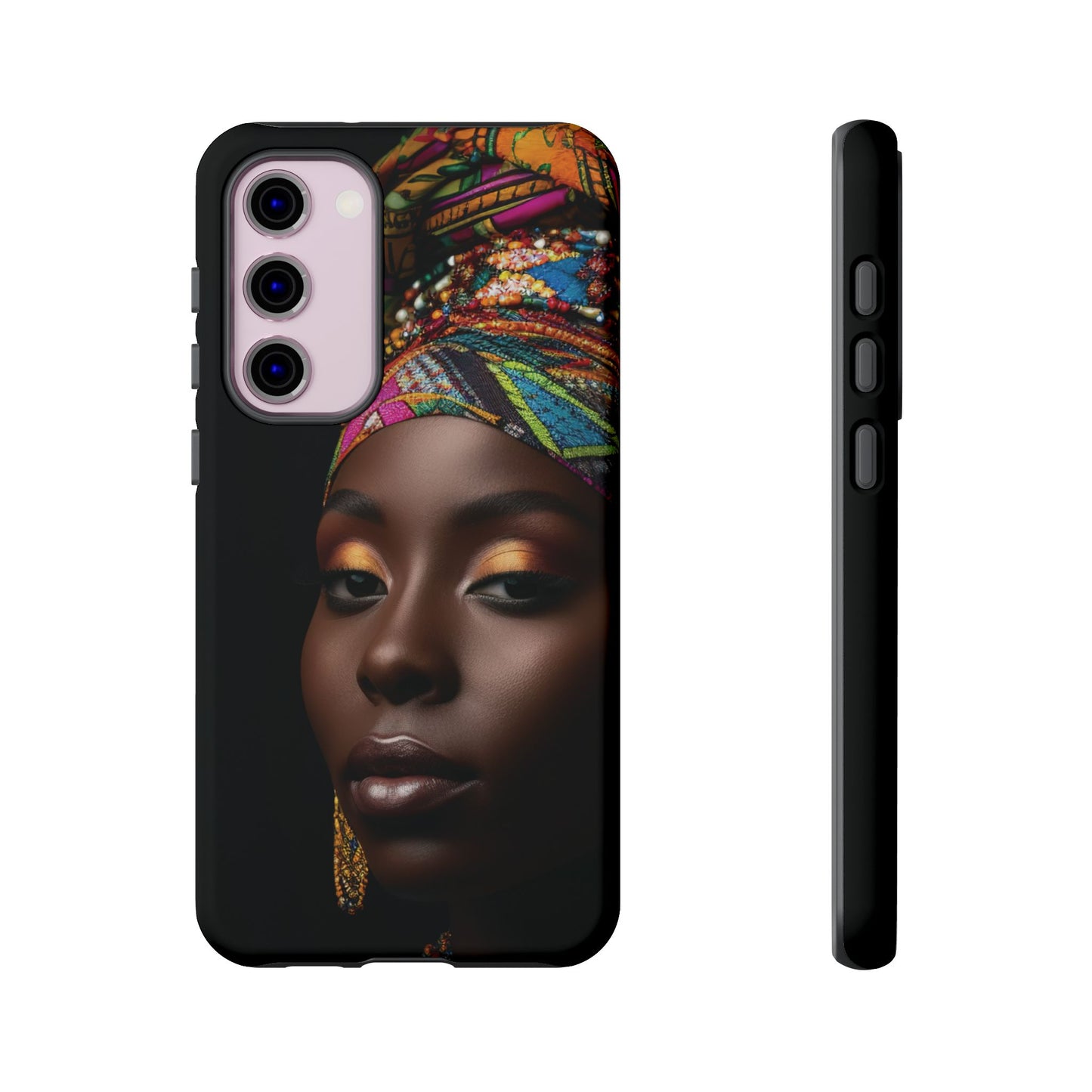 Regal Reflections: African Majesty Tough Google Pixel, iPhone and Samsung Cases.
