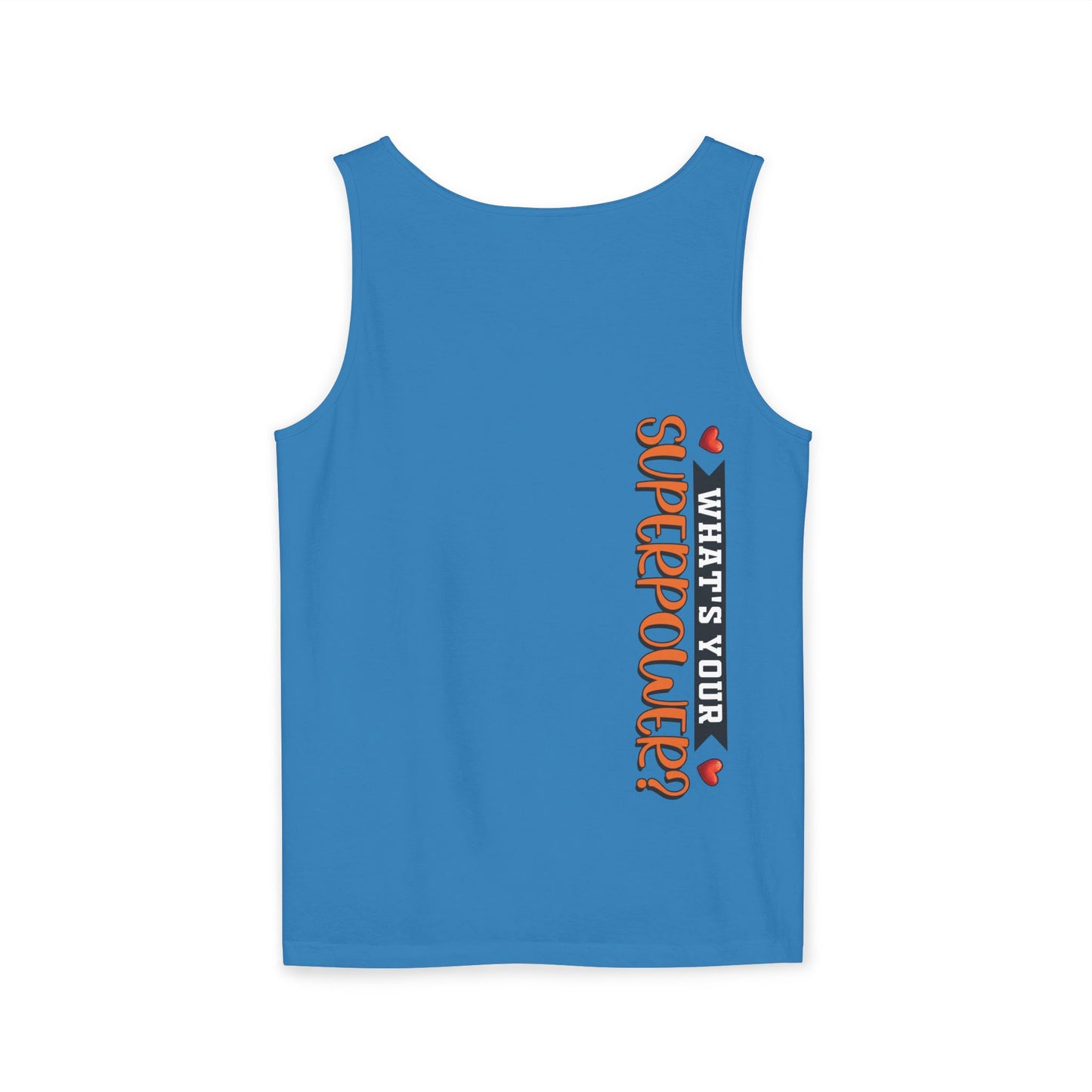 Teachers are Heros Unisex Garment-Dyed Tank Top