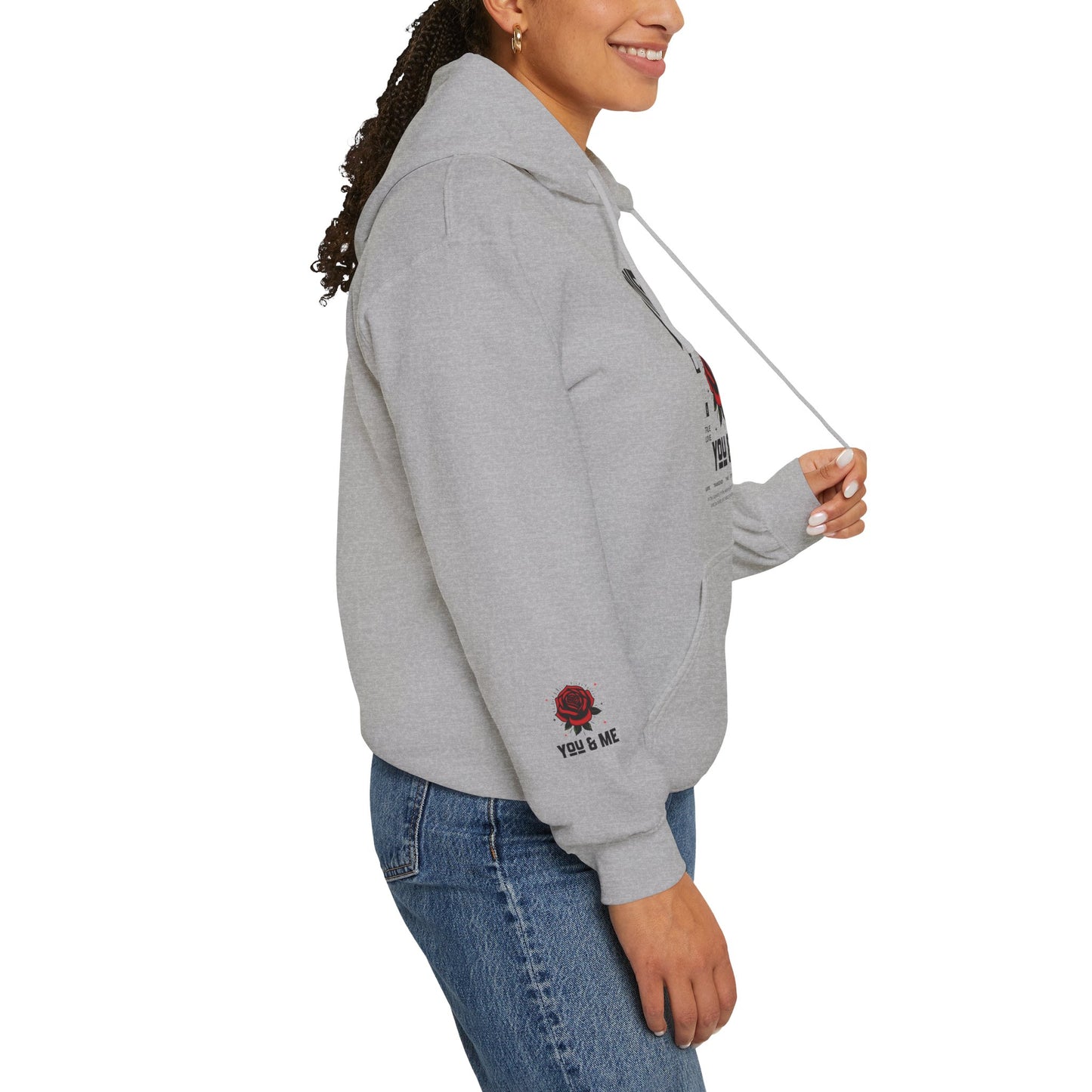 You and Me Unisex Gildan Hoodie Sweatshirt