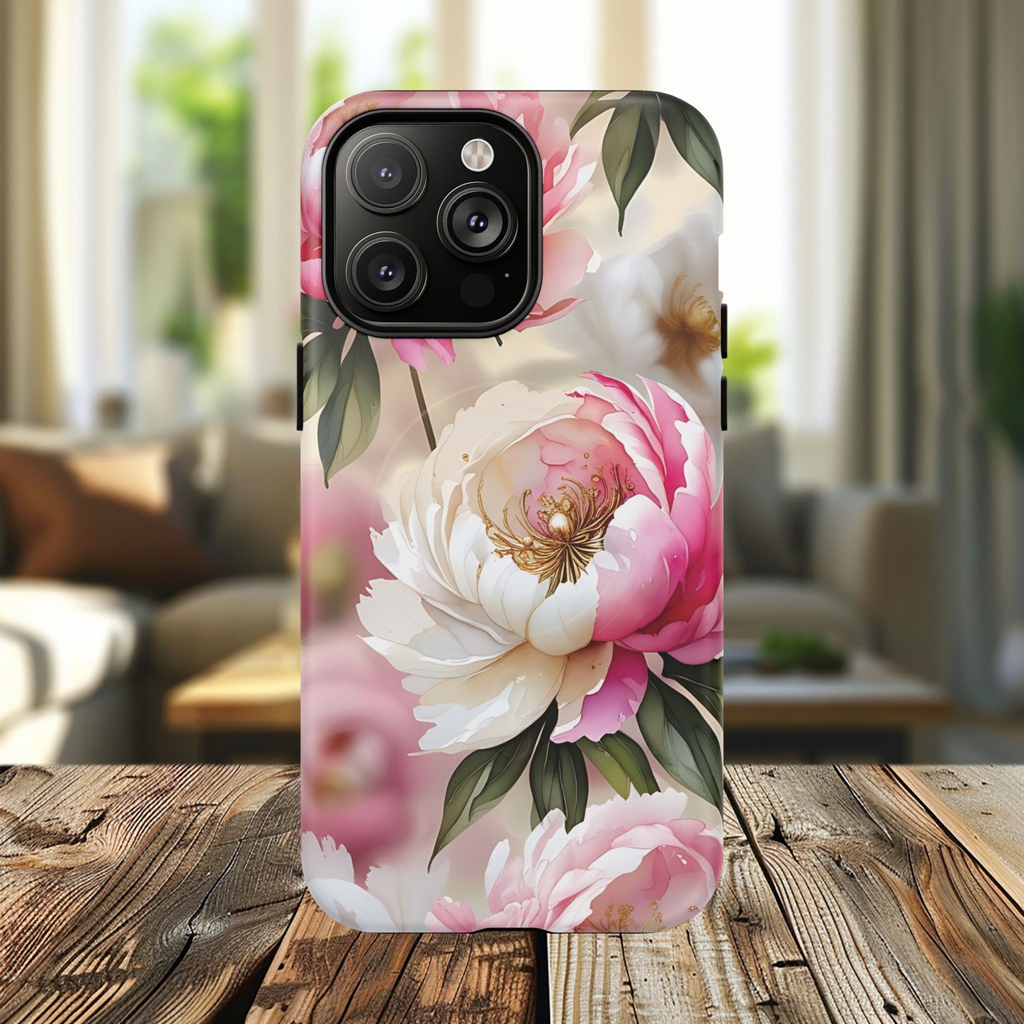 Blooming Petals Tough Magnetic Phone Cases, Elegant Phone Cover, Durable Case for Flower Lovers, Phone Accessories