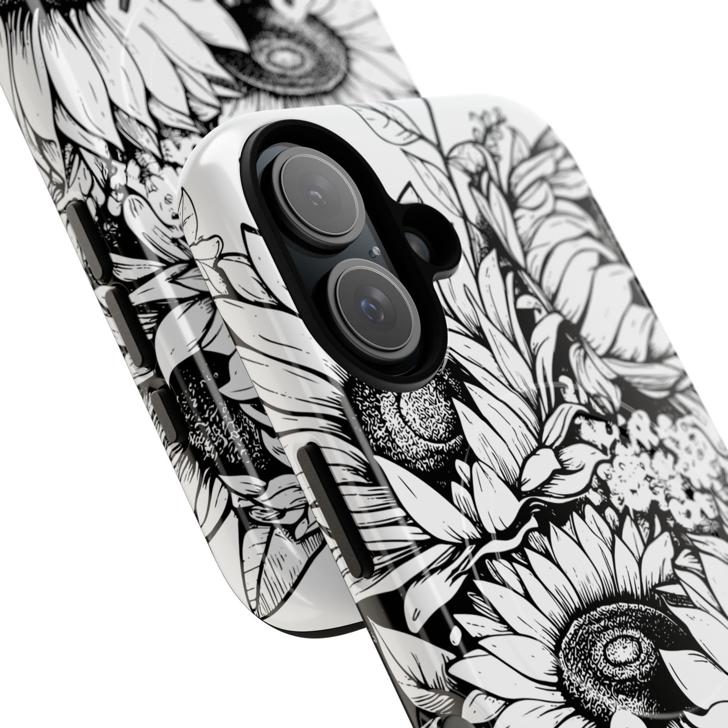 Loved John 3:16, Inspirational Gift, Tough iPhone Magnetic Case Scripture, Sunflower Bible Verse, MagSafe® iPhone® Tough Case, iPhone 14, iPhone 15, iPhone 16, Pro, Pro Max, Plus