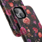 Starry Rose Garden Tough Magnetic Phone Case, Stylish Phone Cover, Gift for Her, Elegant Floral Design, Durable Phone Accessories
