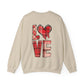 LOVE Always Unisex Heavy Gildan Blend™ Crewneck Sweatshirt.