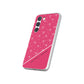Personalized Pink Bow Coquette Slim Flexi iPhone and Samsung Cases — Custom Name or Affirmation