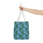 Blue Tropical Bliss Tote Bag