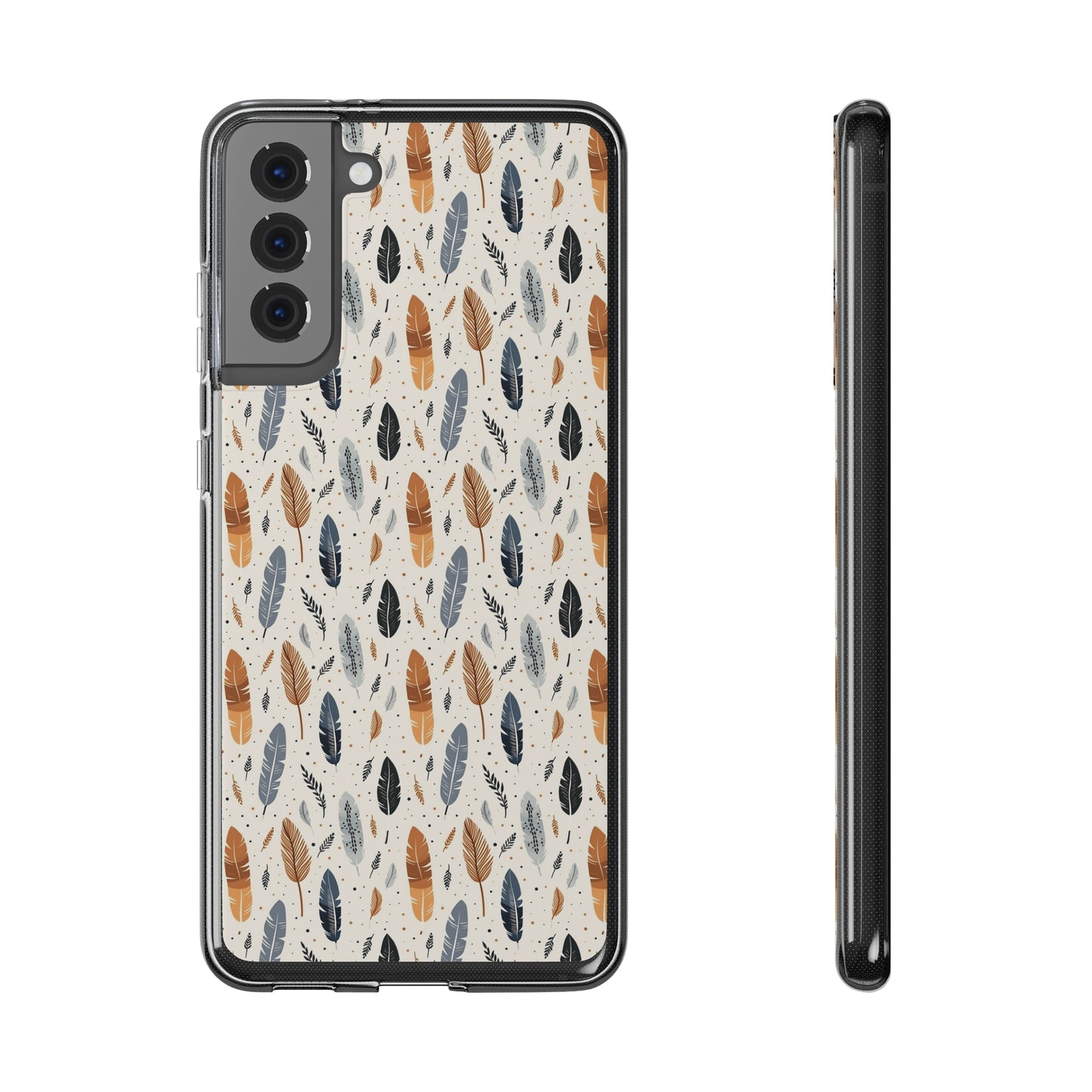 Whispering Feathers Soft iPhone, Google and Samsung Cases